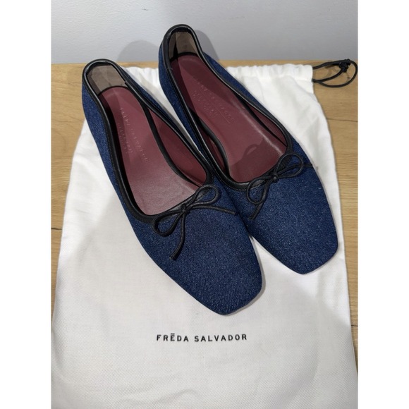 Freda Salvador Shoes - Freda Salvador Jada Ballet Flats Indigo Denim Sz 7 S‎